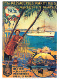 Messageries Maritime Prints by David Dellepiane