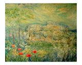 Acropolis in Athens Giclee Print by Chieko Toyoda