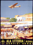 Ala Littoria, 1939 Lámina giclée por Mariano Bertuchi Ala Littoria, 1939 Lámina giclée por Mariano Bertuchi