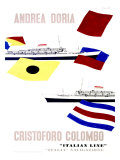 Andrea Doria Christoforo Colombo reproduction procédé giclée