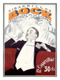Bock Cigarrillos Giclee Print by Achille Luciano Mauzan