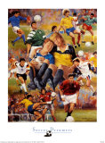 Sogni da giocatore di calcio Stampa di Clement Micarelli
