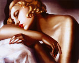 La Dormeuse Print by Tamara de Lempicka