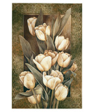 Tulipes dorées Affiche par Linda Thompson