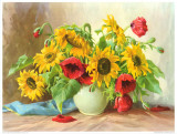 Girasoles Arte por E. Kruger Girasoles Arte por E. Kruger