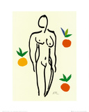 Nu aux oranges Affiches par Henri Matisse