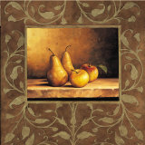 Pears and Apples Print by Andres Gonzales