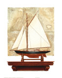 Yacht and Antique Map II Prints by Richard Henson