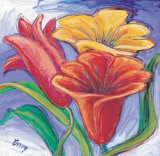 Wild Flowers II Prints by Cruz 