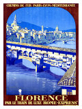 Florence reproduction procédé giclée par Roger Broders