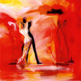 Romance in Red II Art by Alfred Gockel