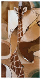 Jirafa abstracta Láminas por Diana Martin