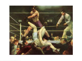 Dempsey y Firpo Lámina por George Wesley Bellows Dempsey y Firpo Lámina por George Wesley Bellows