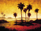 Sunset Palms I Print by Gregory Williams Sunset Palms I Print by Gregory Williams