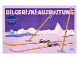 Bilgeri, Ski Ausrustung Giclee Print