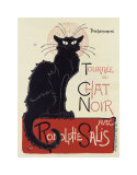 Tournee der schwarzen Katze, ca. 1896 Poster von Théophile Alexandre Steinlen