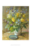Yellow Tulips Posters by Dot Bunn