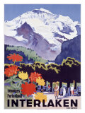 Swiss Alps, Interlaken Giclee Print