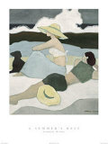 Sommerliche Ruhepause Kunstdruck von George Xiong