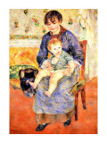 Mother and Child Giclee Print by Pierre-Auguste Renoir