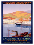 L'Algérie - le Maroc reproduction procédé giclée