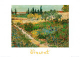 Flower Garden Poster van Vincent van Gogh