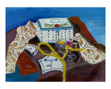 Sewing Still Life Giclée-tryk af Darlene Navor Sewing Still Life Giclée-tryk af Darlene Navor