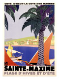 Sainte Maxime Lámina giclée Sainte Maxime Lámina giclée
