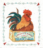 Lindsay's Farm Rooster Prints by S. West