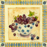 Blue Grapes Poster by Alie Kruse-Kolk Blue Grapes Poster by Alie Kruse-Kolk