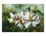 Magnolias al amanecer Pósters por Fangyu Meng