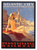 Pennsylvania Railroad/Atlantic City Lámina giclée por Edward M. Eggleston