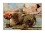 Im Tepidarium, 1881 Poster von Sir Lawrence Alma-Tadema