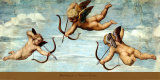Der Triumph der Galatea, 1511 (Detail) Poster von Raphael 