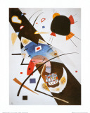 Deux taches noires Affiches par Wassily Kandinsky