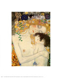 Mère à l'enfant Affiches par Gustav Klimt