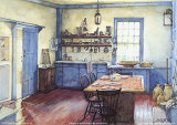 Farmhouse Kitchen Print by Deborah Chabrian Farmhouse Kitchen Print by Deborah Chabrian