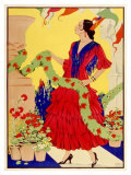 Red Dancer Sense Text Giclée-Druck