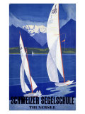 Segelschule Sailing Academy Giclee Print