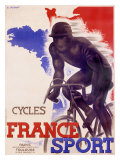 Cycles France Sport Giclee Print by A. Bernat