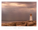 Lighthouse, Nova Scotia Art by Art Wolfe