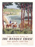 Basque Coast Lámina giclée por Hervé Baille Basque Coast Lámina giclée por Hervé Baille