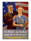 Do My Part - Us Labor Poster Lámina giclée Do My Part - Us Labor Poster Lámina giclée