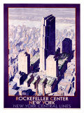 Rockefeller Center Railroad, c.1934 Lámina giclée