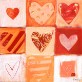 Corazón feliz II Lámina por Anna Flores Corazón feliz II Lámina por Anna Flores