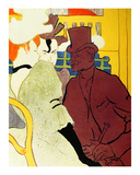 Englishman At Moulin Rouge Lámina giclée por Henri de Toulouse-Lautrec