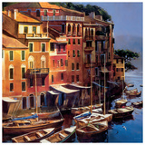 Port méditerranéen Posters par Michael O'Toole