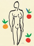 Nu aux Oranges Poster van Henri Matisse