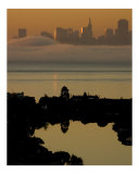 Alcatraz at Sunrise Photographic Print by Vic Harshberger