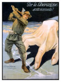 La Liberazione Giclee Print by Achille Luciano Mauzan